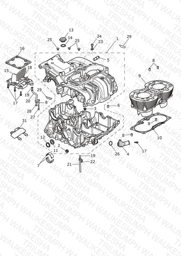 Crankcase & Fittings