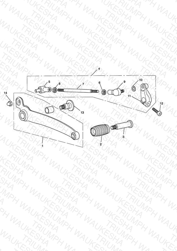 Gear Sel. Pedal-Rocket III Roadster only