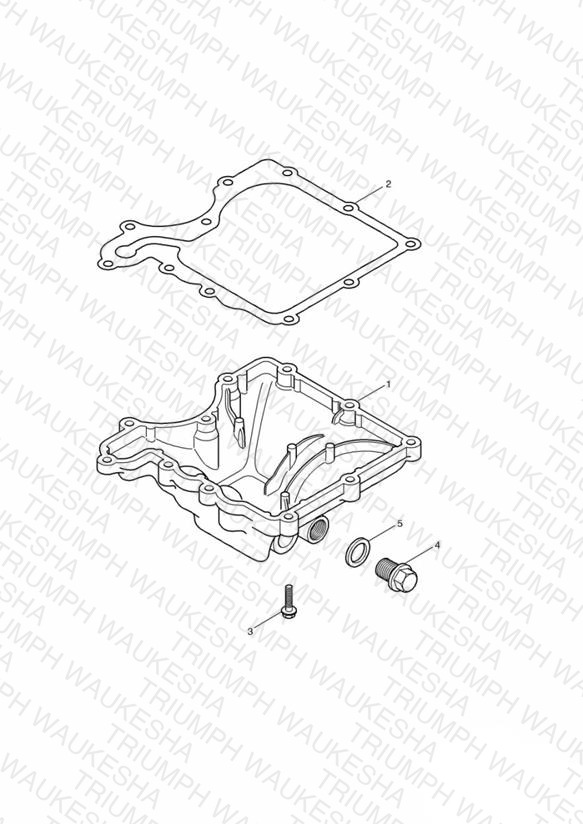 Sump & Fittings - Bonneville T100