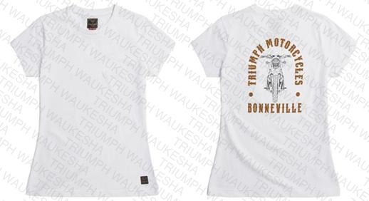 Bonneville Ladies T120 Tee White