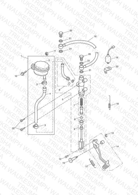 Rear Brake Master Cylinder
