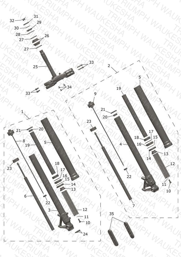 Front Forks & Lower Yoke
