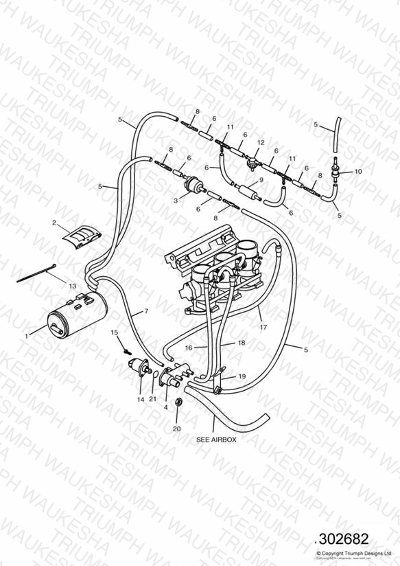 Evaporative Loss Equipment 885cc Engine