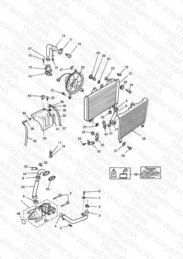 Cooling System 3 Cylinder