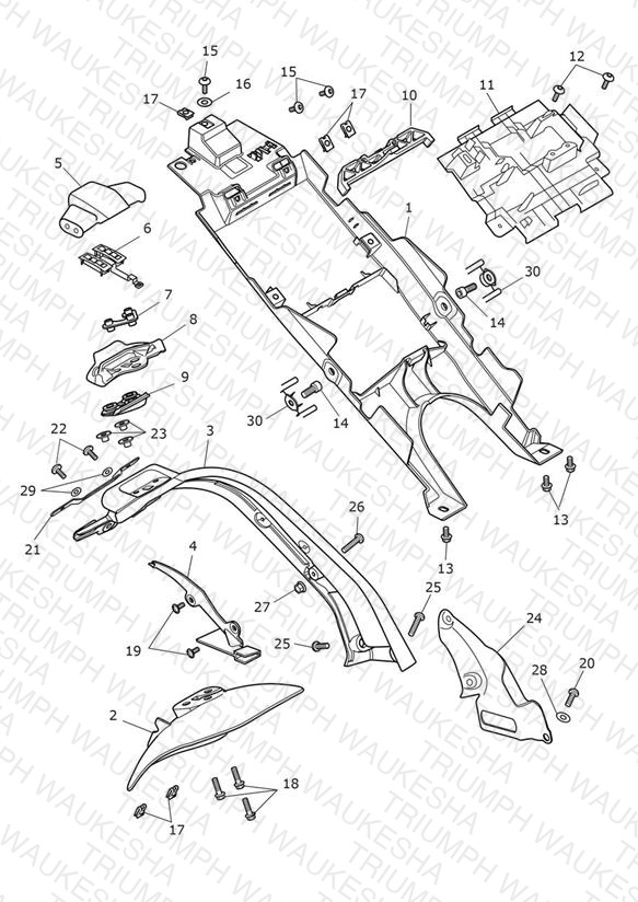 Rear Mudguard