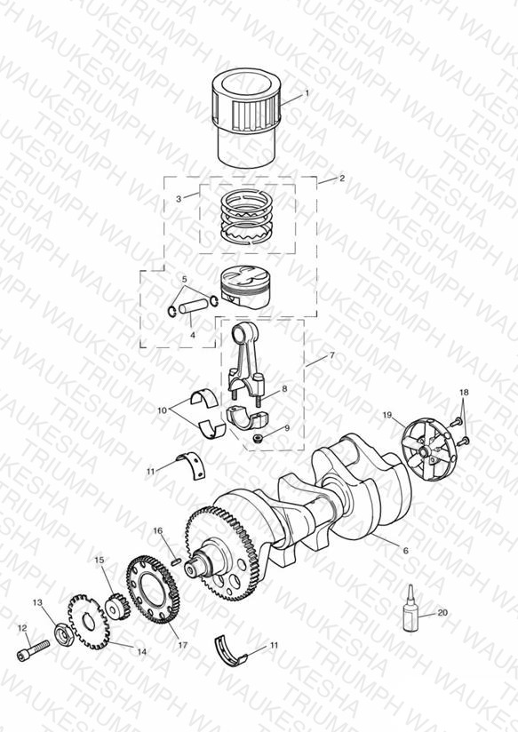 Crankshaft/Conn Rod/Pistons and Liners
