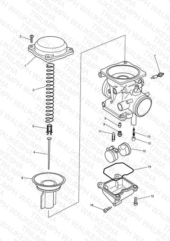 Carburettor Parts Carburettor assembly T1240670