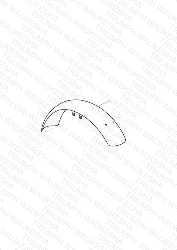 Mudguard, Front, Chrome