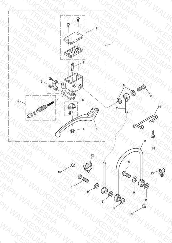 Front Brake Master Cylinder & Hoses