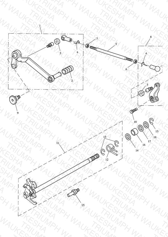 Gear Change Mechanism > Eng No 340169