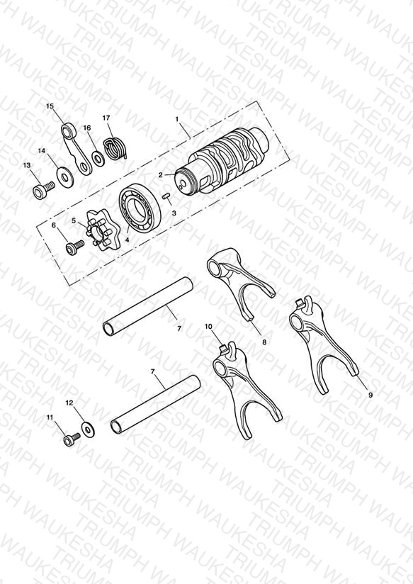 Gear Selector Drum