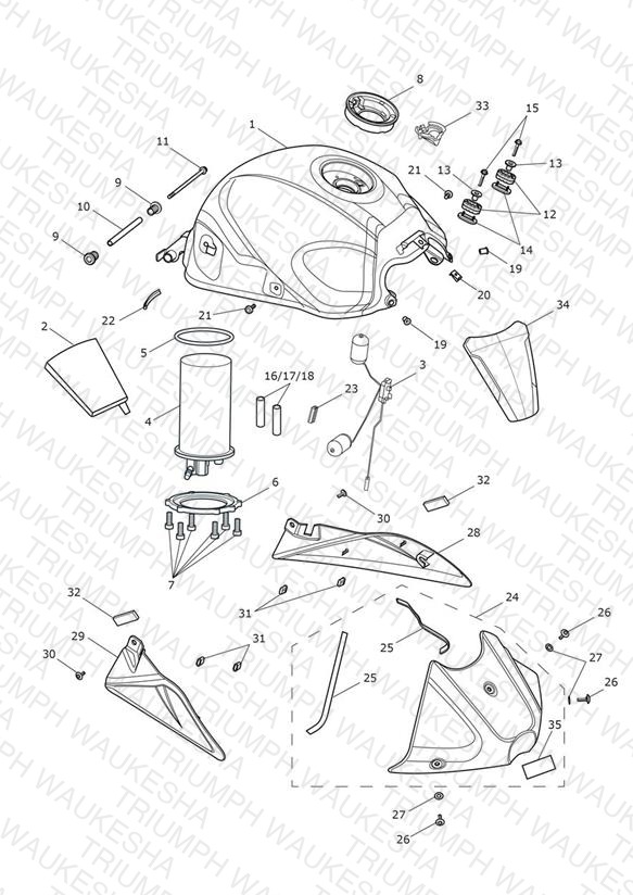 Fuel Tank/Fuel Pump Fittings