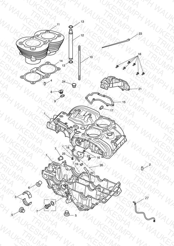Crankcase & Fittings
