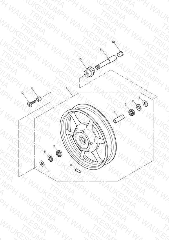 Front Wheel 281466-F2 / 279279-F4 >