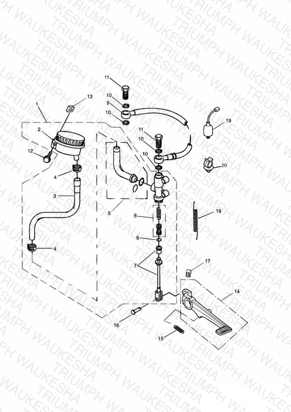 Rear Brake Master Cylinder