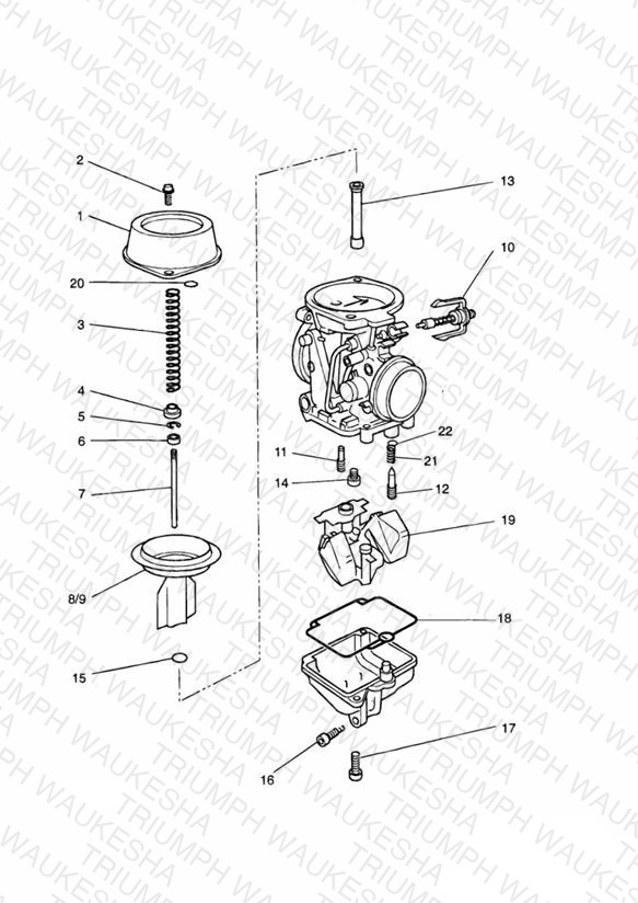 Carburettor Parts 3 Cyl (Carb assy 1240120-T0301)