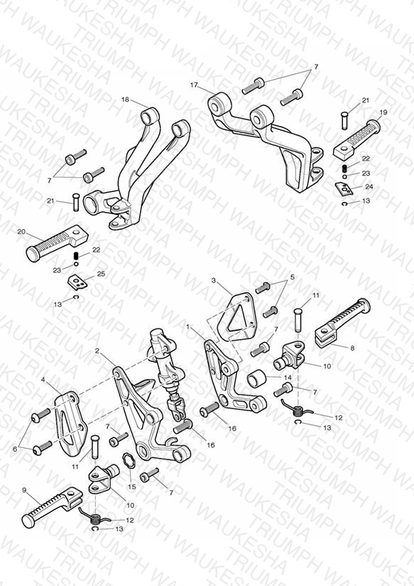 Footrests & Mountings  » 186150