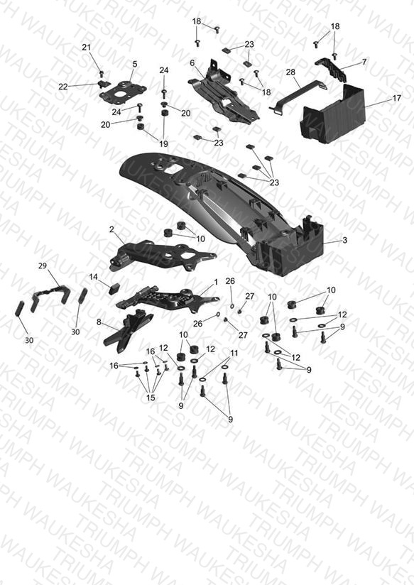 Rear Mudguard