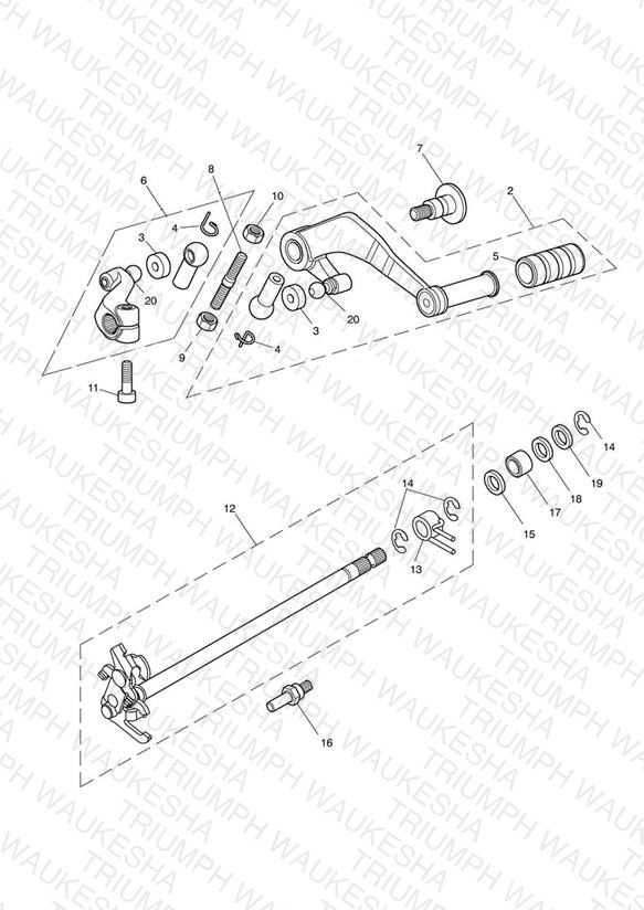 Gear Change Mechanism > Eng No 340169
