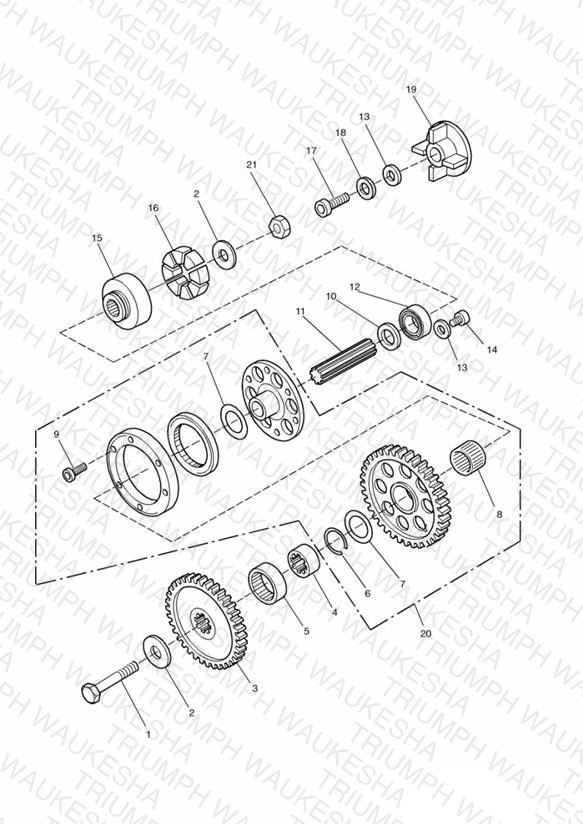 Alternator/Starter Drive Gears