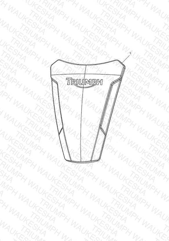 Tank Pad Rubber, Kit