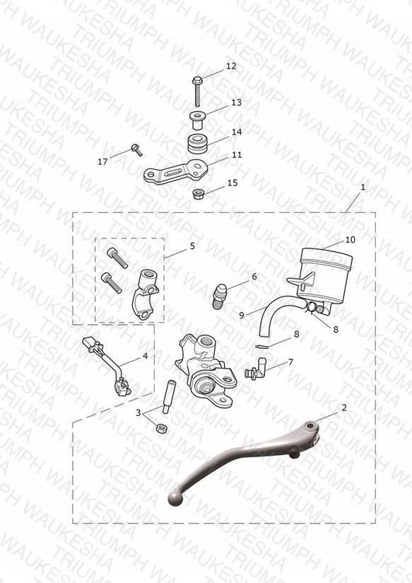 Front Brake Master Cylinder & Hoses