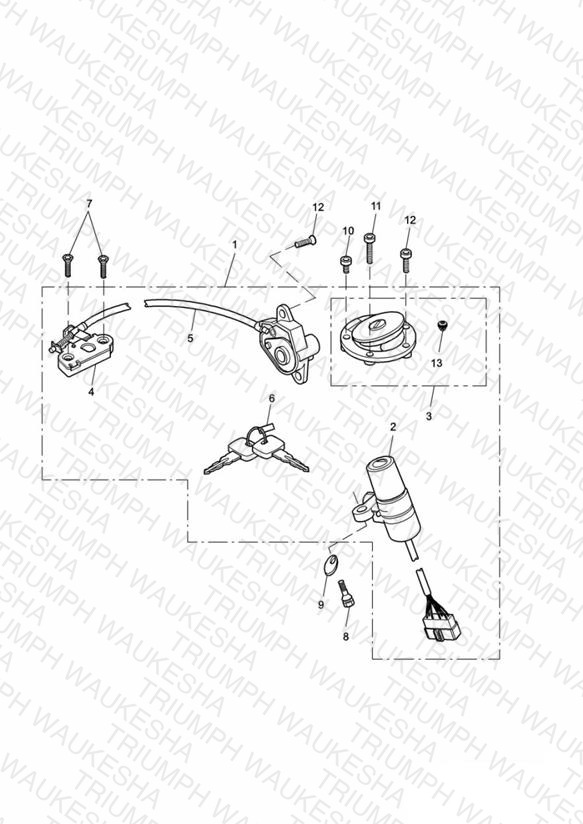 Ignition Switch/Seat Lock