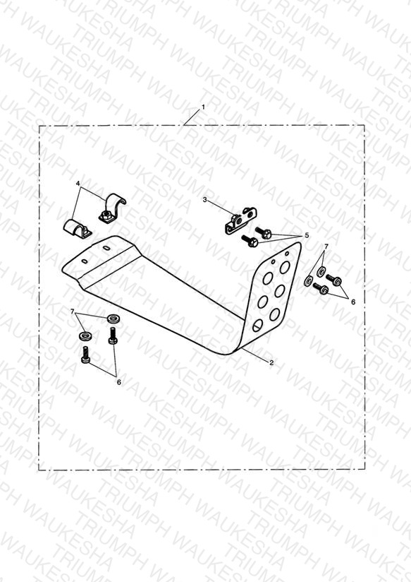 Skid Plate Kit, Black
