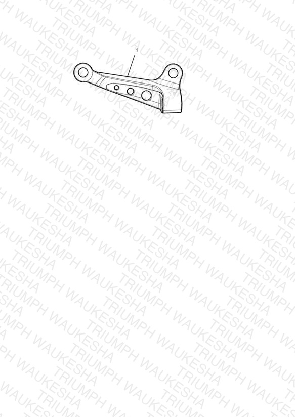 Clutch Cable Guide, Clear Anodised
