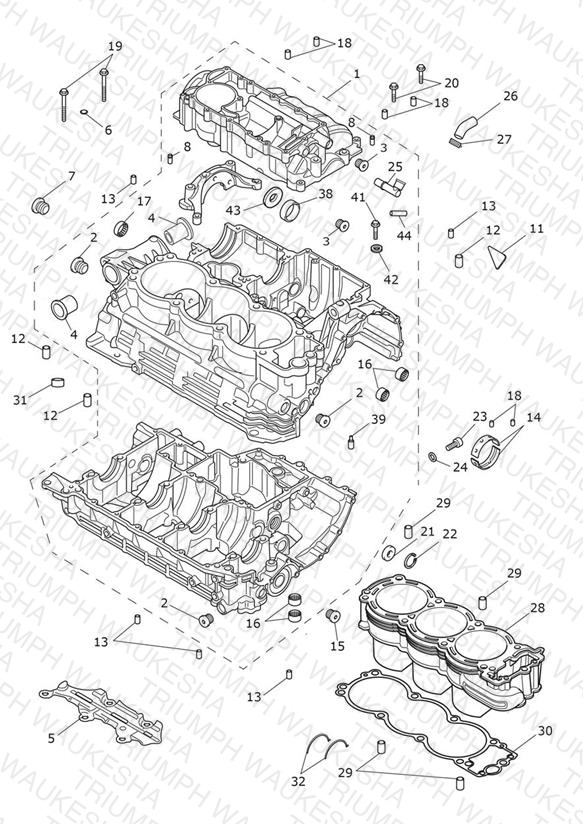 Crankcase & Fittings