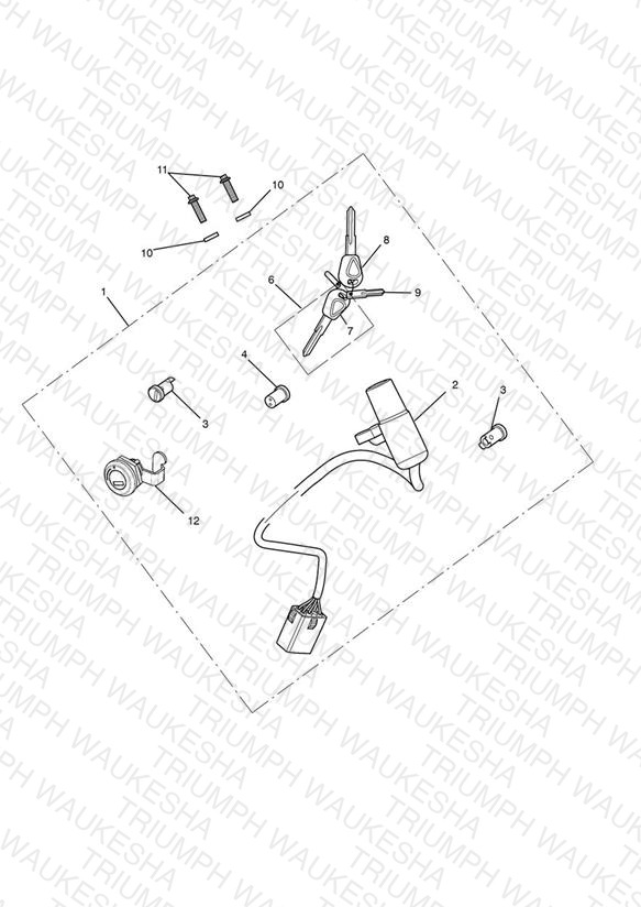 Ignition Switch & Lock Set - 574821 >