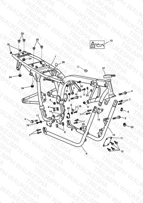 Main Frame & Fittings > 606026 **See Tech News 149**