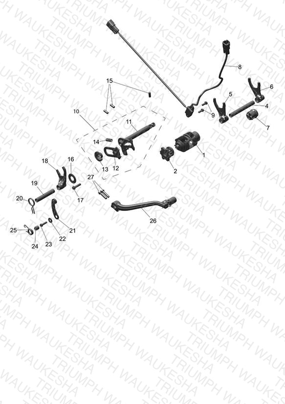 Gear Selectors & Pedal