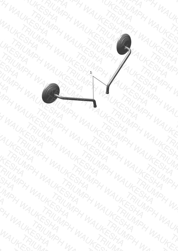 Mirror Kit, Machined Stem