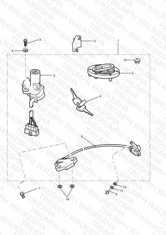 Ignition Switch & Lock Set