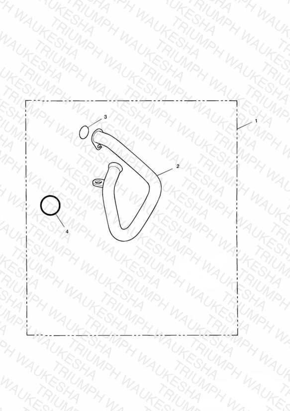 Chrome Water Pump Pipe Kit