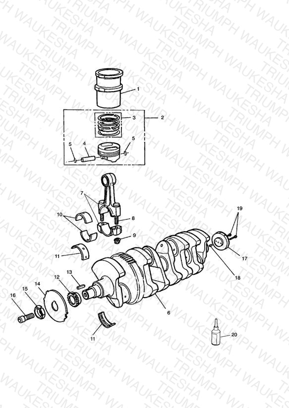 Crankshaft/Conn Rod/Pistons and Liners