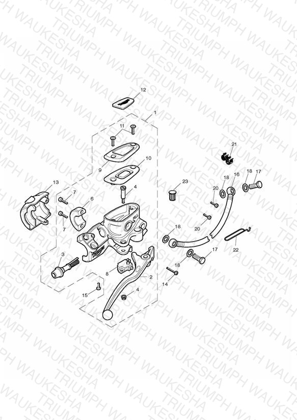 Front Brake Master Cylinder & Hoses