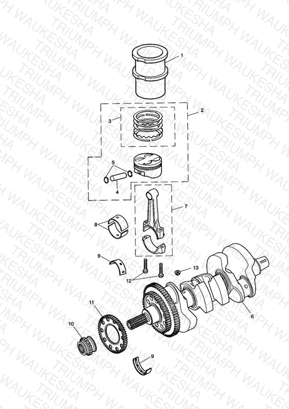Crankshaft/Conn Rod/Pistons and Liners