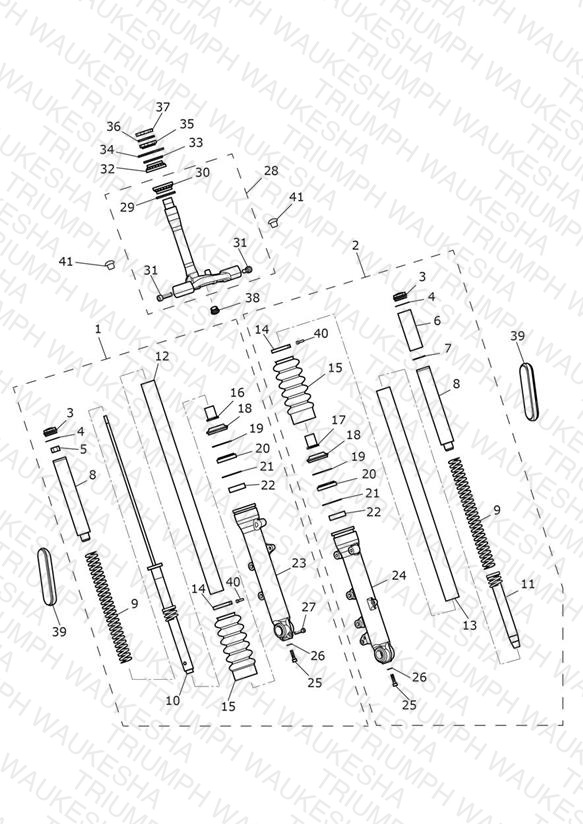Front Forks & Lower Yoke