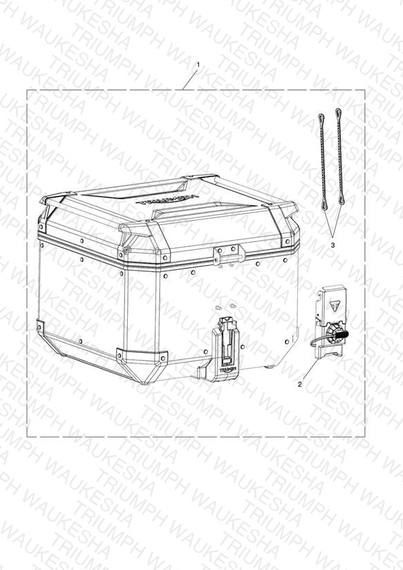 Top Box, Aluminium, Silver