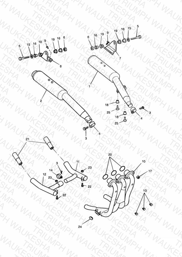 3 Cylinder Exhaust System