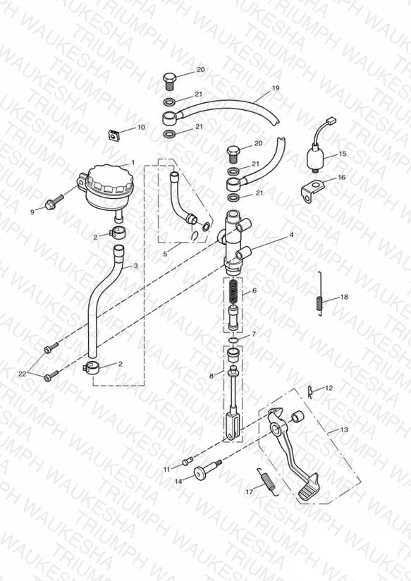Rear Brake Master Cylinder