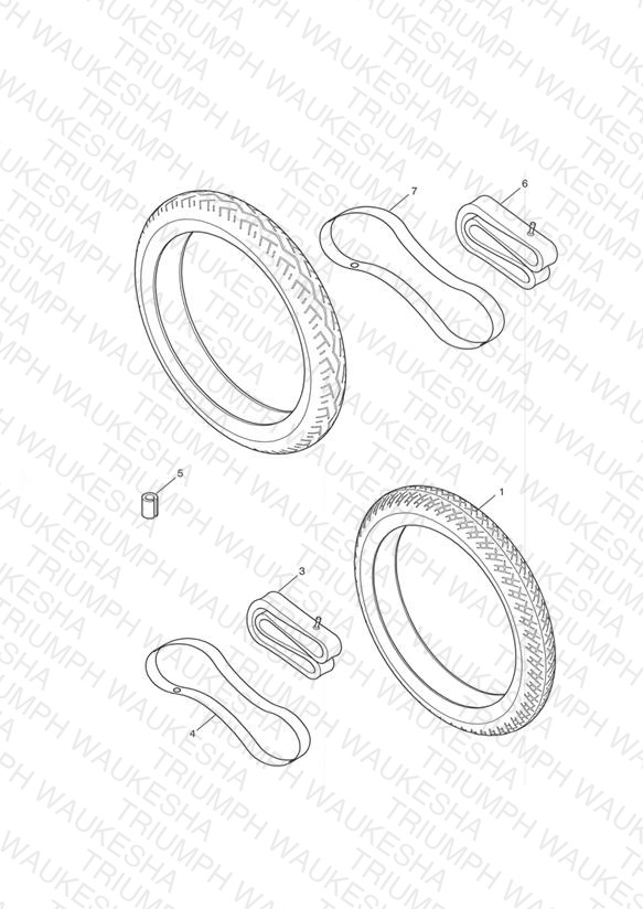 Tyres, Valves & Balance Weights - Bonneville T100