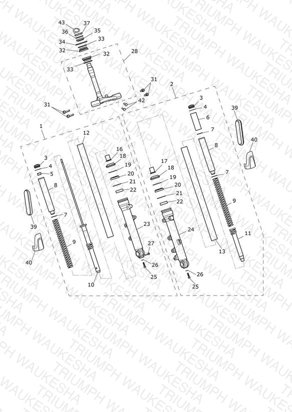 Front Forks & Lower Yoke