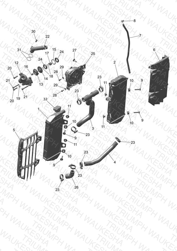 Radiator, Fan & Thermostat