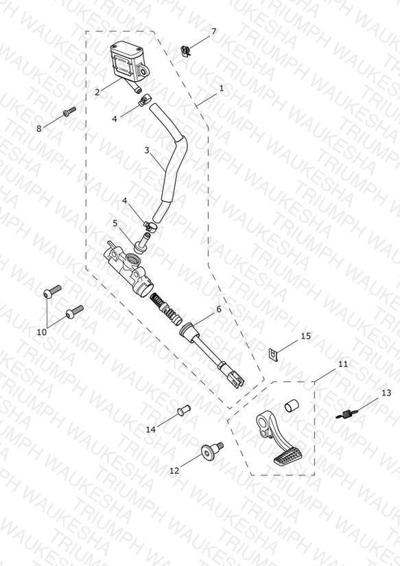 Rear Brake Master Cylinder