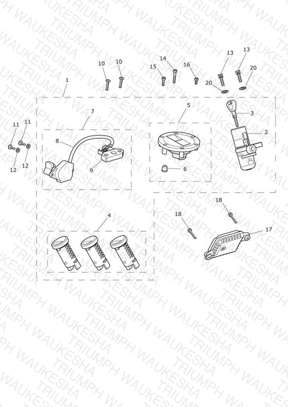 Ignition Switch & Lock Set