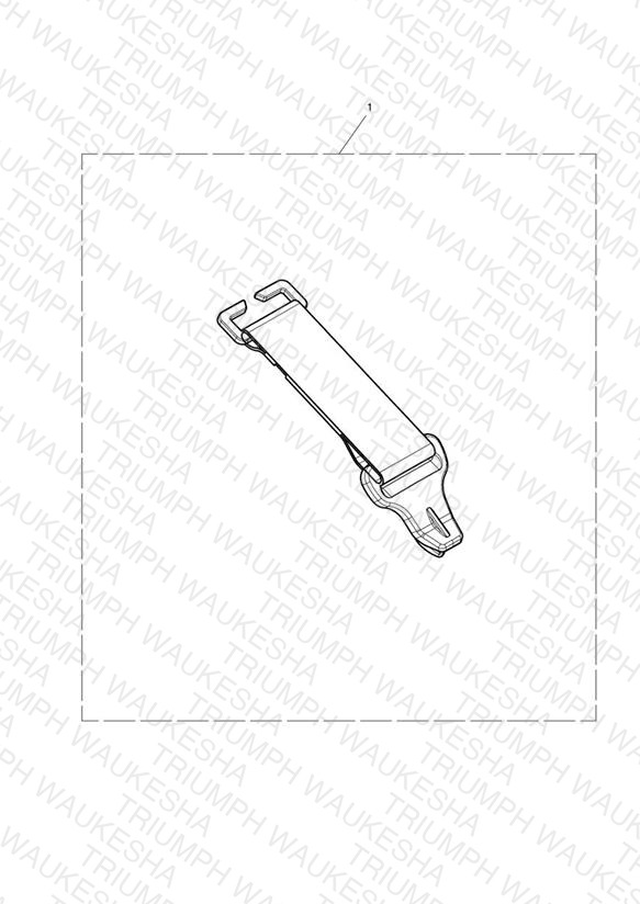 Tank Bag Strap, Front