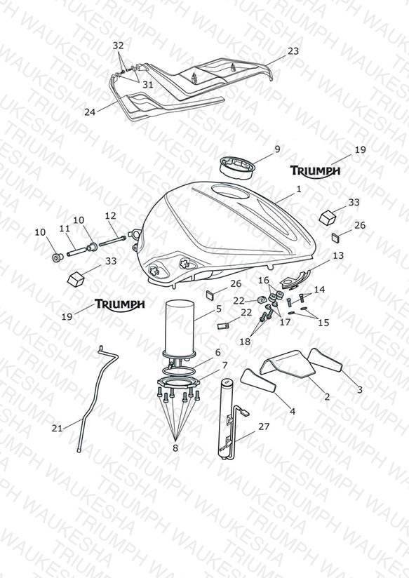 Fuel Tank, Fuel Pump & Fittings